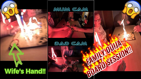 Family Ouija Board Session Turns Sinister!! Entity Turns Up The Heat!! 😱🔥