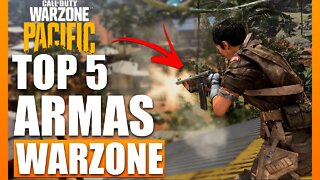 TOP 5 MELHORES CLASSES PARA AS MELHORES ARMAS DO WARZONE (PACÍFIC CALDEIRA COD VANGUARD)