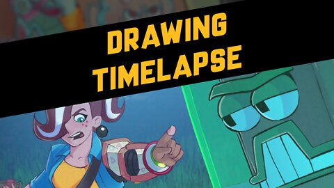 Full Timelapse || Mechanical Misconception: sketching, shading, colouring and final toutches.