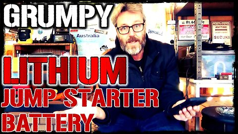 GRUMPY Motorcycle Lithium Jump Starter