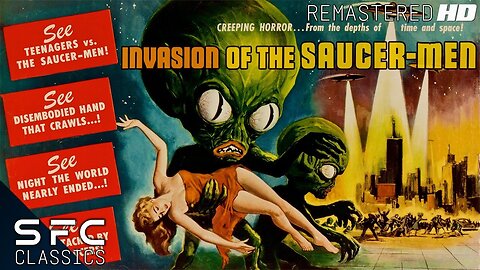 Invasion of the Saucer Men (1957 Full Movie) | Summary: Diminutive aliens run into teenage opposition when their invasion plans land them in a rural lovers' lane.