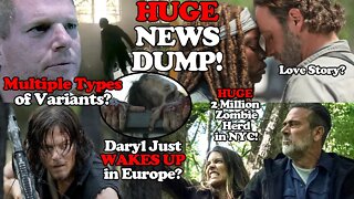 HUGE TWD News Dump! New Details on Variant Zombies, Maggie/Negan Series and the Final Season!