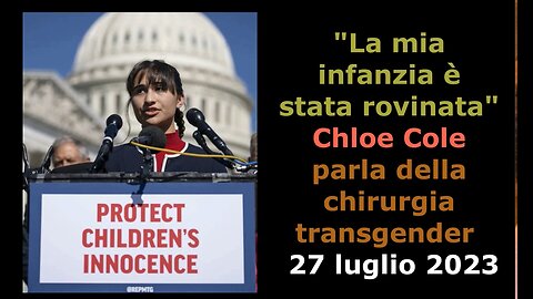 “La mia infanzia è stata rovinata”