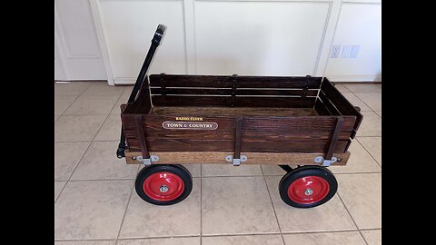 Trash Picked Wooden Wagon