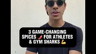 3 GAME-CHANGING SPICES 🌶️ FOR ATHLETES & GYM SHARKS 💪