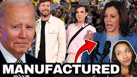 KAMALA HARRIS FAKE RALLY, BLM CALLS FOR PRIMARY ELECTION, MR. BEAST FIRES TRANS, JOE BIDEN SPEAKS