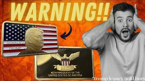 Trump Legacy Gold Bars - IS IT SCAM? ⚠️ Trump Legacy Bars Review - Trump Patriotic Collectible Bar