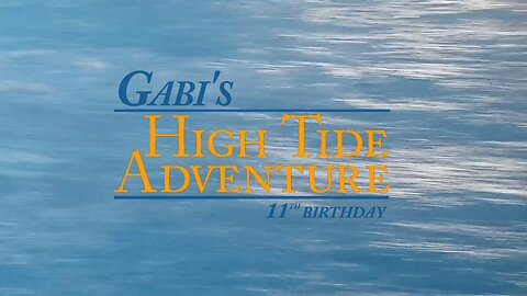 Gabi's High Tide Adventure