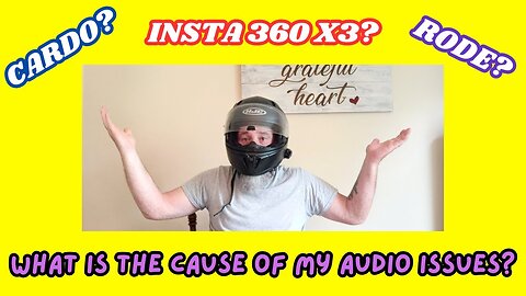Audio issues - Cardo? Insta360 X3? Rode?