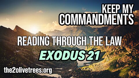 If You Love Me, Keep My Commandments: Exodus 21