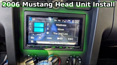 Stang Audio Install Part 1 || Kenwood DNX996XR