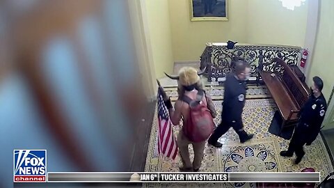 Neo Live - Tucker Carlson Shows Video of Capitol Police Escorting Q-Shaman