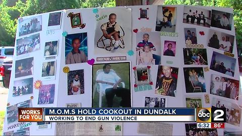 M.O.M.S. hold cookout to remember children killed