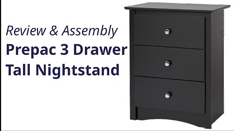Prepac Three Drawer Nightstand Review