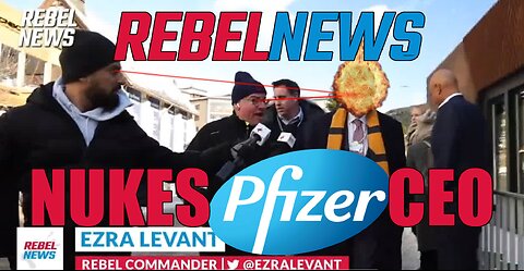 Rebel News NUKES Pfizer CEO Albert Bourla in Davos