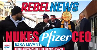 Rebel News NUKES Pfizer CEO Albert Bourla in Davos