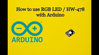 How to use RGB LED / HW-478 with Arduino (EASY)
