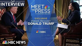 FULL: Donald Trump Interview on "Meet the Press" (9/17/23) | WE in 5D: ANOTHER Poor Choice by Trump to go on Non-Populous Media, with an NPC Railroading Interviewer Doing "What-Aboutism"; for NPC's by NPC's.