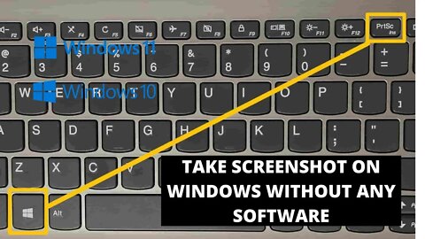 How to Take Screenshot From Windows Computers Without Any Software