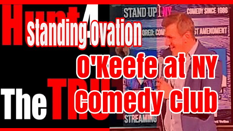 James O'Keefe Standing Ovation at NYC Comedy Club