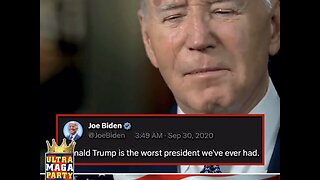 Biden - “Trump Worst President In History