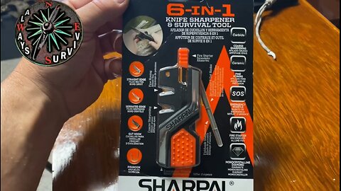 Sharpal 6 in 1 Survival Tool