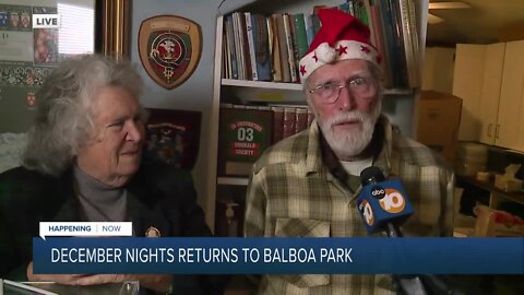 Inside the 'Scotland House' at Balboa Park's December Nights