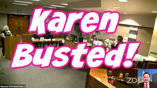 Wild Court Moments #123 Karen Tenant Busted!