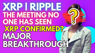 XRP | RIPPLE THE MEETING NO ONE SAW COMING! CRYPTO FUTURE ROLL?