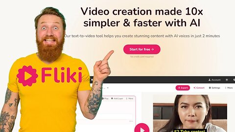 😏 Learn how to use the BEST AI Video Generator for Faceless YouTube Automation [Fliki AI Tutorial]