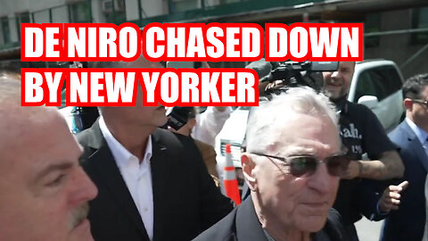 Robert Deniro HARASSED and Chased Down by Trump Supporters in NYC