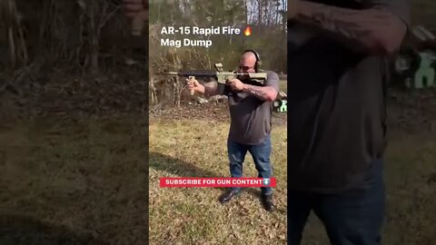 AR-15 rapid fire 🔥 mag dump #shorts