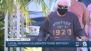 Local veteran celebrates 102nd birthday in Lake Worth Beach