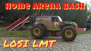 Losi LMT Grave Digger Homemade Arena Bash