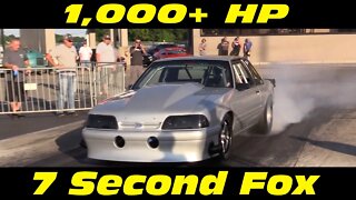 7 Second | 1000 HORSEPOWER | Turbo SBF Foxbody Grudge Racer