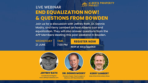 APP Webinar: End Equalization Now! A Plan of action & Questions From Bowden