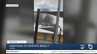 Santana HS students react to deadly plane crash