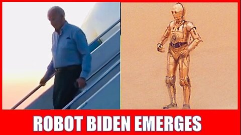 The Hidin’ Biden Robot arrived at Camp David - NO PUBLIC APPEARANCES scheduled for the next week! 😮