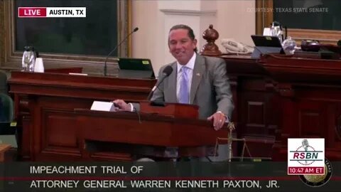 Ken Paxton Indictment: Tony Buzbee Gives Closing Argument