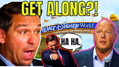 WOKE Disney Wants To "GET ALONG" after Ron DeSantis BLASTED THEM in Florida!