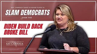 Rep. Cammack Takes To House Floor To SLAM Democrats Over Build Back Broke Bill