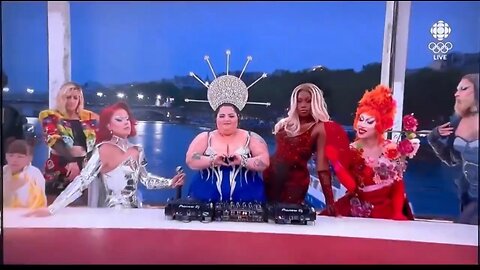 The transgender Satanic opening ceremony in France 🇫🇷they mocked Jesus last supper