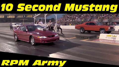 10 Second Ford Mustang Drag Racing