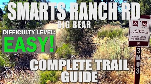 Easy Off Road Trails Near Big Bear California: Smarts Ranch Road 4x4 Trail