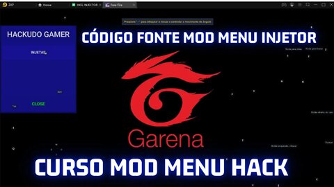 ✅CÓDIGO FONTE MOD MENU INJETOR PARA FREE FIRE - CURSO DE MOD MENU HACK FREE FIRE INJETOR