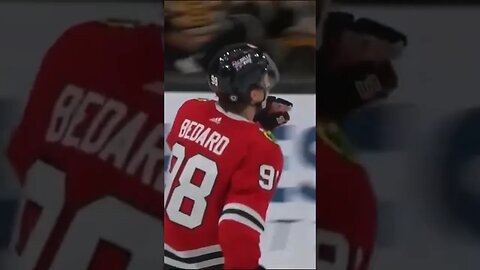 Connor Bedard’s FIRST NHL goal! #nhl #nhlhighlights #chicagoblackhawks #connorbedard