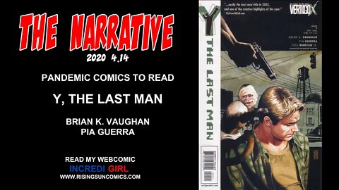 #Comics #Y,TheLastMan #Pandemic The Narrative 2020 4.14 Y, The Last Man -Comic Collection (Vertigo)