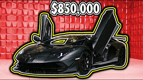 $850,000 Lamborghini Aventador SVJ