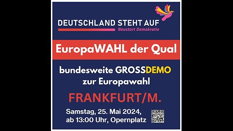 DSA-DEMO #F2505 "EuropaQual der Wahl" Frankfurt/Main