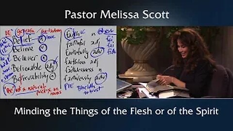Romans 8:5 Minding the Things of the Flesh or of the Spirit - Footnote to 1 Peter #18
